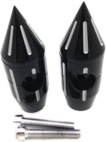 HONGK- 1'' inch Spike Handlebar Risers Compatible with H-D Cruisers Choppers Metrics Victory CHROMED [B01BN0EQSC] in Saudi Arabia