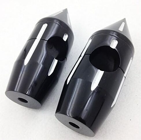 HONGK- 1'' inch Spike Handlebar Risers Compatible with H-D Cruisers Choppers Metrics Victory CHROMED [B01BN0EQSC] in Saudi Arabia