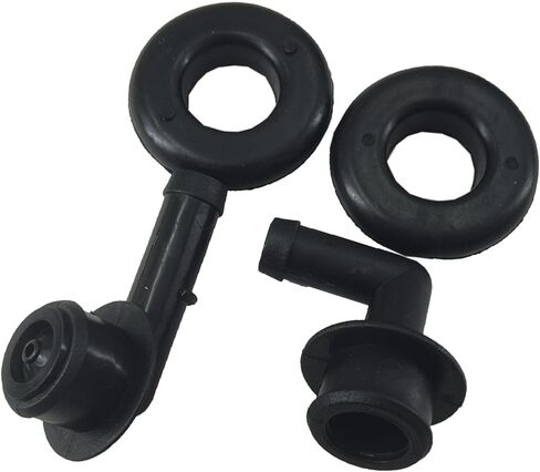Devmo 53013360AA PCV CCV VENT VALVE ELBOW & GROMMET SET PCV CCV 2X VENT VALVE CHOBOWS و 2X GROMMETS متوافقة مع Grand Cherokee TJ Wrangler in Saudi Arabia