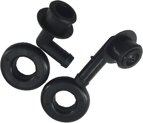 Devmo 53013360AA PCV CCV VENT VALVE ELBOW & GROMMET SET PCV CCV 2X VENT VALVE CHOBOWS و 2X GROMMETS متوافقة مع Grand Cherokee TJ Wrangler in Saudi Arabia