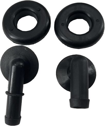 Devmo 53013360AA PCV CCV VENT VALVE ELBOW & GROMMET SET PCV CCV 2X VENT VALVE CHOBOWS و 2X GROMMETS متوافقة مع Grand Cherokee TJ Wrangler in Saudi Arabia