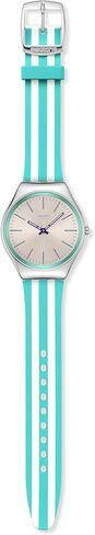 Swatch للجنسين ساعة مشاهدة خضراء من الفولاذ المقاوم للصدأ الكوارتز ساعة الشاطئ in Kuwait