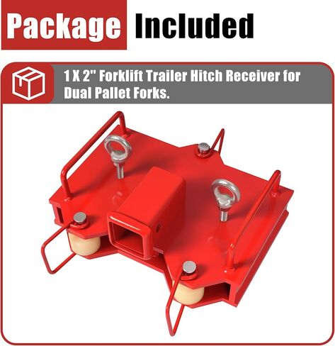 Kuafu 2 '' 'Forklift Trailer Hitch Receiver 6500 رطل السعة لشوكة البليت المزدوجة شوكية السحب محول المرفقات شوكية شوكية مقطورة القطر محول القطر in Saudi Arabia