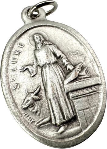 Westmon Works St Luke Medal Medallion الإيطالية مع الولايات المتحدة الأمريكية التي صنعت بطاقة الصلاة المقدسة in Saudi Arabia