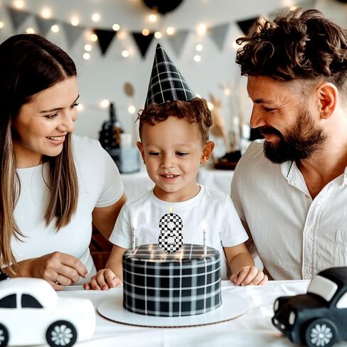 سيارات السباق شمعة عيد ميلاد ، شموع أبيض أبيض ، شموع رقم 2 شمعة عيد ميلاد سعيد لكعكة الكعكة لطيف القبعات العليا للبلاد جيرلز سباق سيارات تحت عنوان زخارف حفلة عيد ميلاد لوازم اللوازم in Saudi Arabia