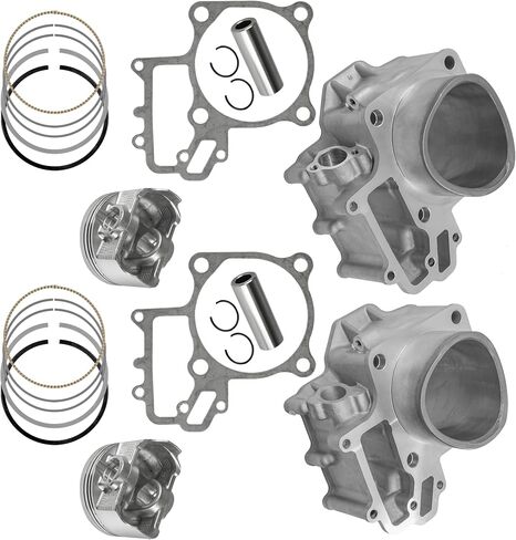 Caltric Engine Cylinders & Piston Kit متوافقة مع Kawasaki Brute Force 650 KVF650 Hg 4x4i 2006-2009 in Saudi Arabia