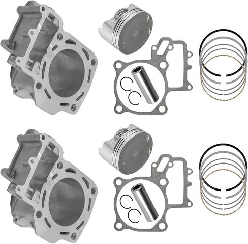 Caltric Engine Cylinders & Piston Kit متوافقة مع Kawasaki Brute Force 650 KVF650 Hg 4x4i 2006-2009 in Saudi Arabia