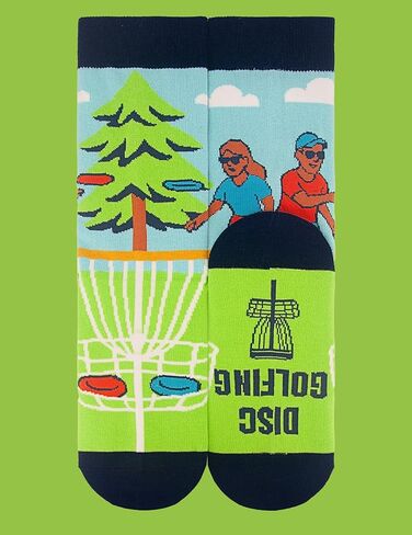 هدايا Innobeta Disc Golf Gifts للرجال ، جوارب طاقم واحدة لعشاق القرص الجولف لعيد الميلاد in Saudi Arabia