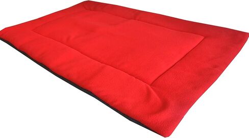 Downtown Pet Supply - Dog Crate Mat - Comfort Dog Bed or Cat Bed - Soft Fleece Nap Mat - Easy Maintenance, Machine Washable Dog Bed - Blue - 35 in x 22 in - Large Dog Bed in Saudi Arabia
