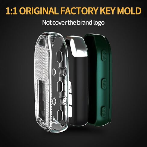 TANGSEN Key Fob Case غطاء TPU متوافق مع Honda Accord Hybrid Civic CROSSTOUR CR-V CR-Z FIT HR-V Odyssey نسيج ألياف الكربون الشفاف 3 4 5 6 7 زر غطاء مفتاح واقٍ in Kuwait