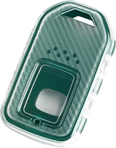 TANGSEN Key Fob Case غطاء TPU متوافق مع Honda Accord Hybrid Civic CROSSTOUR CR-V CR-Z FIT HR-V Odyssey نسيج ألياف الكربون الشفاف 3 4 5 6 7 زر غطاء مفتاح واقٍ in Kuwait