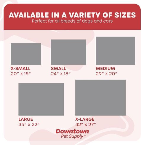 Downtown Pet Supply - بساط قفص للكلاب - سرير مريح للكلاب أو سرير للقطط - بساط قيلولة من الصوف الناعم - سهل الصيانة، سرير كلب قابل للغسل في الغسالة - أخضر - 42 بوصة × 27 بوصة - سرير كلب كبير جدًا in Kuwait