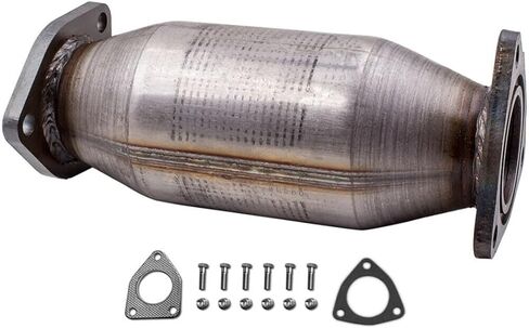 Autoshack الخلفية المحول الحفاز المحول المباشر للاستبدال لـ Acura MDX 2004-2008 TL 2003-2007 2013-2017 Honda Accord 2005-2008 Pilot 2005-2010 Odyssey 2006-2011 Ridgeline V6 (EPA Compliant) EMCC26353 in Saudi Arabia