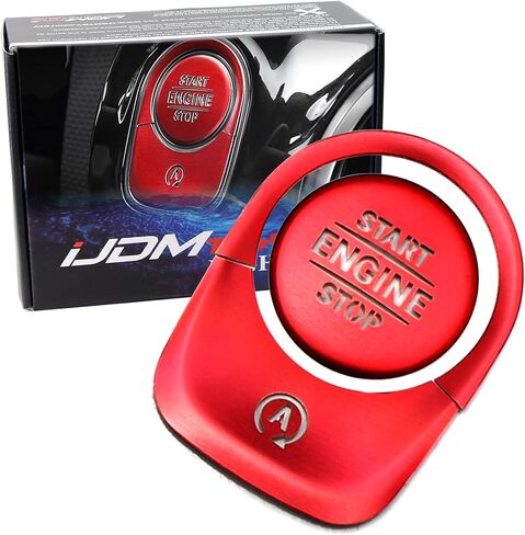 ijdmtoy 3pc set red leuminium bush arge bush bush start regh learch regh ، round incorted fring متوافق مع Mercedes 2018-up W177 A-Class C188 CLA-Class ، 2019-Up x247 GLB-Class ، 2020-Up H247 GLA-CLASS in Saudi Arabia