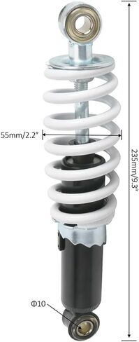 235mm 9.25 بوصة امتصاص الصدمات الخلفي 600 رطل للحفرة جيب دراجة جيب Mini Monkey Go Kart atv utv moped quad buggy trike trike trike 4 wheeler scooter razor taotao roketa jcl lance baja coolster in Saudi Arabia