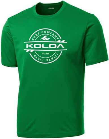 Joe's USA Koloa Surf Thruster Logo Moisture Wicking Athletic Shirts in Regular, Big & Tall in Saudi Arabia