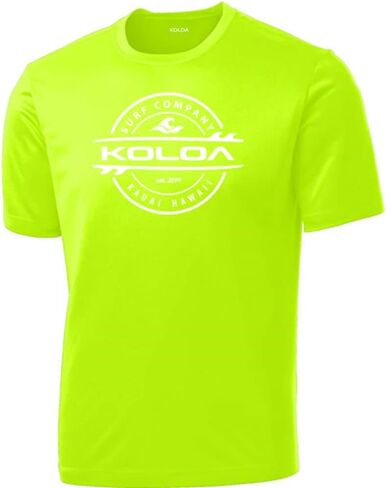 Joe's USA Koloa Surf Thruster Logo Moisture Wicking Athletic Shirts in Regular, Big & Tall in Saudi Arabia