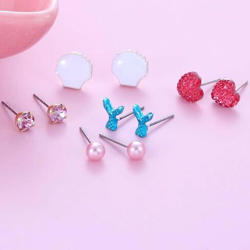 مختلف أوشن مارين الحياة ، موضوع أقراط ثقب ، مجموعة من 30 زوجًا ، لؤلؤة كريستال كريستال الصوفية ، النجوم ، مقياس ذيل السمكة ، أقراط دلفين للنساء ، المجوهرات الشاطئية الصيفية in Kuwait