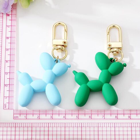 Balloon Dog Keychain, Cute Girls Key Chain, Fashion Bag Charm for Purse Handbags Bag Accessories Key Charms in Kuwait