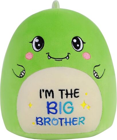 Big Sister Stuffed Animals: 10-Inch Cute I'm The Big Sister Cat Plush Toy, Pink Bow Rainbow Heart Cat Plushie Pillow, Gifts fir Kids Girls Party Decor New Sibling Announcement in Kuwait