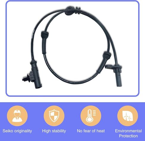 مستشعر سرعة عجلة ABS ، كابل مستشعر ABS المرن لإطارات الفرامل المضادة للانغلاق ، تعديل OEM #3630050U2010 ، متوافق مع نماذج Heyue (أسود) in Saudi Arabia