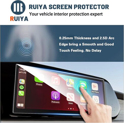 Ruiya 2025 MDX Screen Protector for Acura MDX 12.3-inch Display Touchscreen for 2022-2025 Acura MDX(Type S/Technology/A-Spec/Advance) Accessories,9HD Anti-glare Tempered Glass in Kuwait