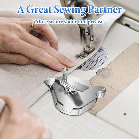 Trovease Magnetic Seam Guide for Sewing Machine & Quilting, Gold Tone Electroplated Finish with 3X Neodymium Magnet, No-Slip Metal Accessory for Professionals & Beginners in Saudi Arabia