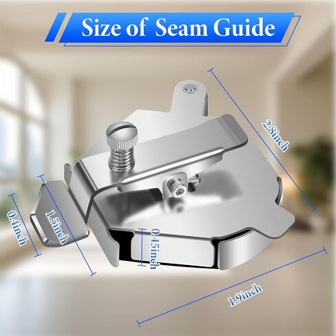 Trovease Magnetic Seam Guide for Sewing Machine & Quilting, Gold Tone Electroplated Finish with 3X Neodymium Magnet, No-Slip Metal Accessory for Professionals & Beginners in Saudi Arabia