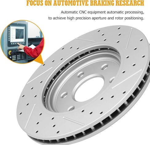 مجموعات فرامل القرص مع منصات ودوارات أمامية وخلفية مزدحمة مزدوجة مزدوجة لعام 2005 2006 2007 Nissan Pathfinder 2009 2009 2010 2011 2012 Pathfinder V6 in Kuwait