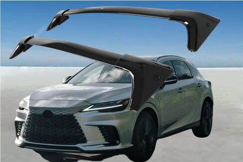 2PCS Crossbars fit for Lexus RX 350 350h 450h+ 500h 2023 2024 2025 Roof Rail Rack Cross Bars Lockable Aluminum Alloy in Kuwait