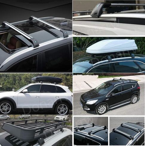بار رفوف البضائع لعام 2013-2021 Mitsubishi Outlander Rack Rack Cross Bars Rail Argage Carrier Lockable in Saudi Arabia