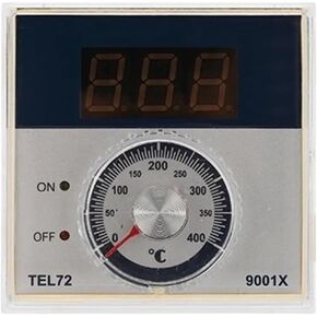 TED-2001 TEL72-9001X وحدة تحكم درجة الحرارة K Type Type Type Digital Pointer Thermostat 400 Celsius 220VAC 72*72MM (TEL-9001X TYPE K) in Kuwait