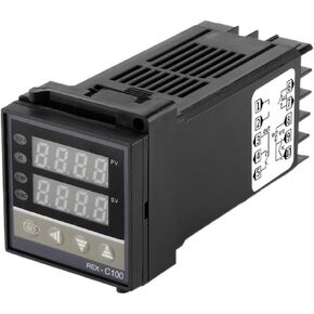 REX-C100 درجة حرارة وحدة تحكم الشاشة الرقمية PID 110V-240V+40A SSR Relay+1M K Thermocout in Saudi Arabia