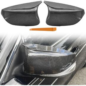 TOPUS Pair Side Mirror Cover for Infiniti Q50 Q60 Q70 QX30 QX50 Q50L 2014-2020 Ox Horn Style Infiniti accessories Rear View Mirror Housing 963744GAOH 963734GAOH Carbon Fiber in Kuwait