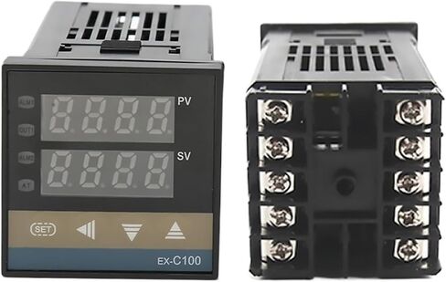 PID Digital Intelligent Temperature Controller REX-C100 Universal K/J/R/S/B/E/N/T/PT100/Cu50 Input SSR/Relay Output Thermostat(Universal-SSR Out) in Saudi Arabia