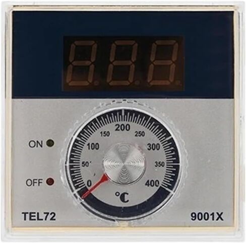 TED-2001 TEL72-9001X وحدة تحكم درجة الحرارة K Type Type Type Digital Pointer Thermostat 400 Celsius 220VAC 72*72MM (TEL-9001X TYPE K) in Kuwait