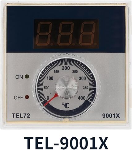 TED-2001 TEL72-9001X وحدة تحكم درجة الحرارة K Type Type Type Digital Pointer Thermostat 400 Celsius 220VAC 72*72MM (TEL-9001X TYPE K) in Kuwait
