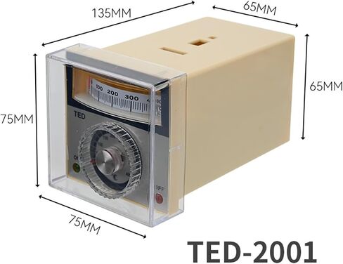TED-2001 TEL72-9001X وحدة تحكم درجة الحرارة K Type Type Type Digital Pointer Thermostat 400 Celsius 220VAC 72*72MM (TEL-9001X TYPE K) in Kuwait