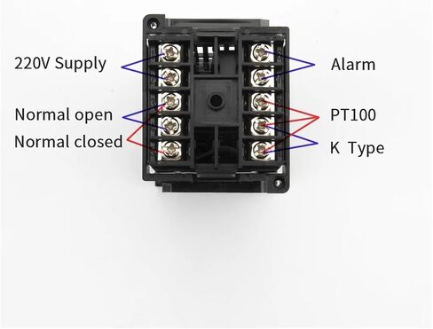 REX-C100 درجة حرارة وحدة تحكم الشاشة الرقمية PID 110V-240V+40A SSR Relay+1M K Thermocout in Saudi Arabia