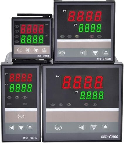 REX-C100 ترموستات 220V PT100 K J نوع thermocouple المدخلات العالمية SSR/ترحيل إخراج درجة حرارة PID منظم 1300 ℃ (REX-C100 SSR) in Saudi Arabia