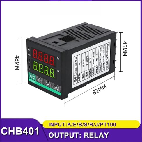 Dual Output SSR Relay PID AC220V Temperature Controller Thermostat Digital Regulator CHB402 CHB401 CHB702 CHB902 MV*an Universal(CHB402) in Saudi Arabia