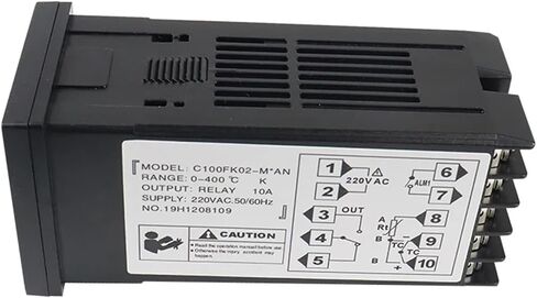 شاشة رقمية وحدة تحكم درجة الحرارة الذكية REX-C100 RELAY/SSR OUTPUT 48 * 48MM K TYPE 40A SSR THERMOCOUPLE PROBE (K RELAY) in Kuwait