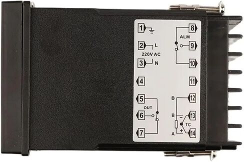 REX-C700 FK06-V*وحدة تحكم درجة حرارة إخراج إخراج SSR ، 72*72 مم أداة درجة حرارة العرض الرقمية PID in Saudi Arabia