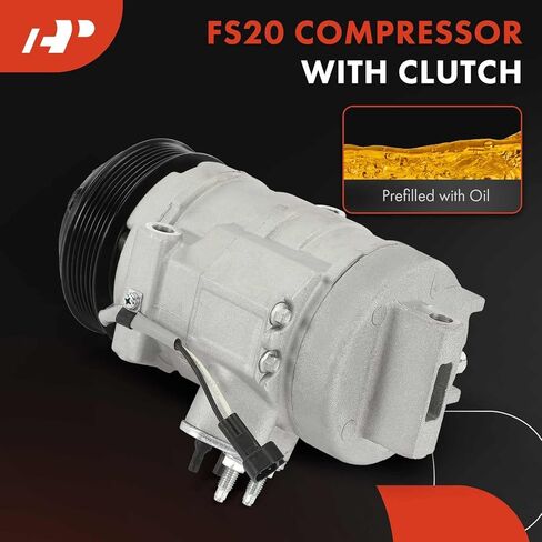 A-Premium Air Conditioner AC Compressor with Clutch Compatible with Ford Taurus 2008-2012, Taurus X 2008-2009, Flex 2009-2012, Lincoln MKS 2009-2012, MKT 2010-2012, Mercury Sable 2008-2009 in Saudi Arabia