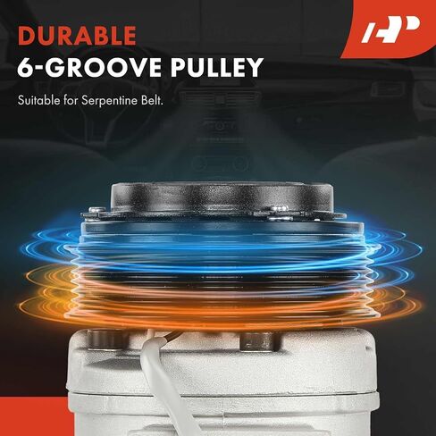 A-Premium Air Conditioner AC Compressor with Clutch Compatible with Ford Taurus 2008-2012, Taurus X 2008-2009, Flex 2009-2012, Lincoln MKS 2009-2012, MKT 2010-2012, Mercury Sable 2008-2009 in Saudi Arabia