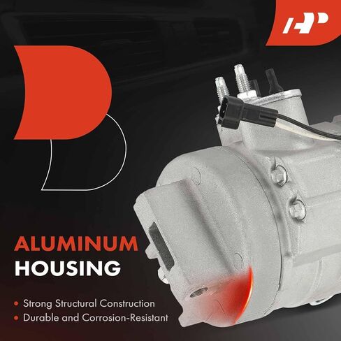 A-Premium Air Conditioner AC Compressor with Clutch Compatible with Ford Taurus 2008-2012, Taurus X 2008-2009, Flex 2009-2012, Lincoln MKS 2009-2012, MKT 2010-2012, Mercury Sable 2008-2009 in Saudi Arabia