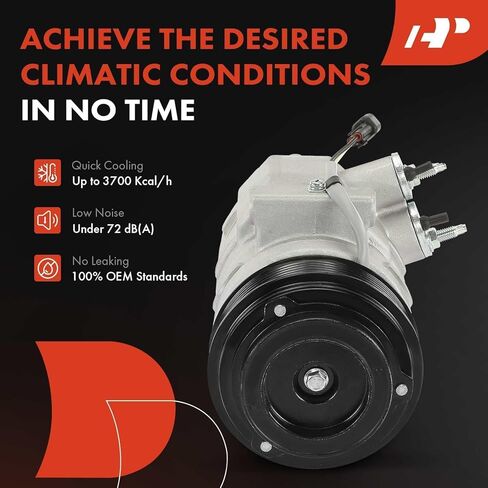 A-Premium Air Conditioner AC Compressor with Clutch Compatible with Ford Taurus 2008-2012, Taurus X 2008-2009, Flex 2009-2012, Lincoln MKS 2009-2012, MKT 2010-2012, Mercury Sable 2008-2009 in Saudi Arabia
