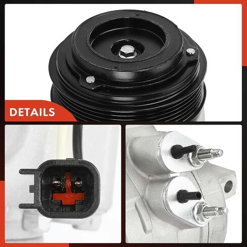 A-Premium Air Conditioner AC Compressor with Clutch Compatible with Ford Taurus 2008-2012, Taurus X 2008-2009, Flex 2009-2012, Lincoln MKS 2009-2012, MKT 2010-2012, Mercury Sable 2008-2009 in Saudi Arabia