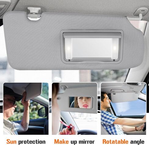 Sun Visor for Honda CRV 2017-2022, Right Passenger Side Grey SunVisor Replacement 83230TLAA12ZB in Saudi Arabia