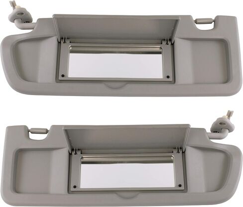 IAMAUTO 70594 Left Driver and Right Passenger Side Clear Gray Sun Visors Pair for Honda Civic 2006 2007 2008 (Pair, Clear Gray) in Saudi Arabia
